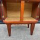 Mahogany veneered bedside table from the 1950s.