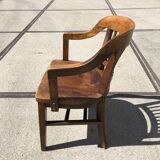 1951 red cedar office armchair