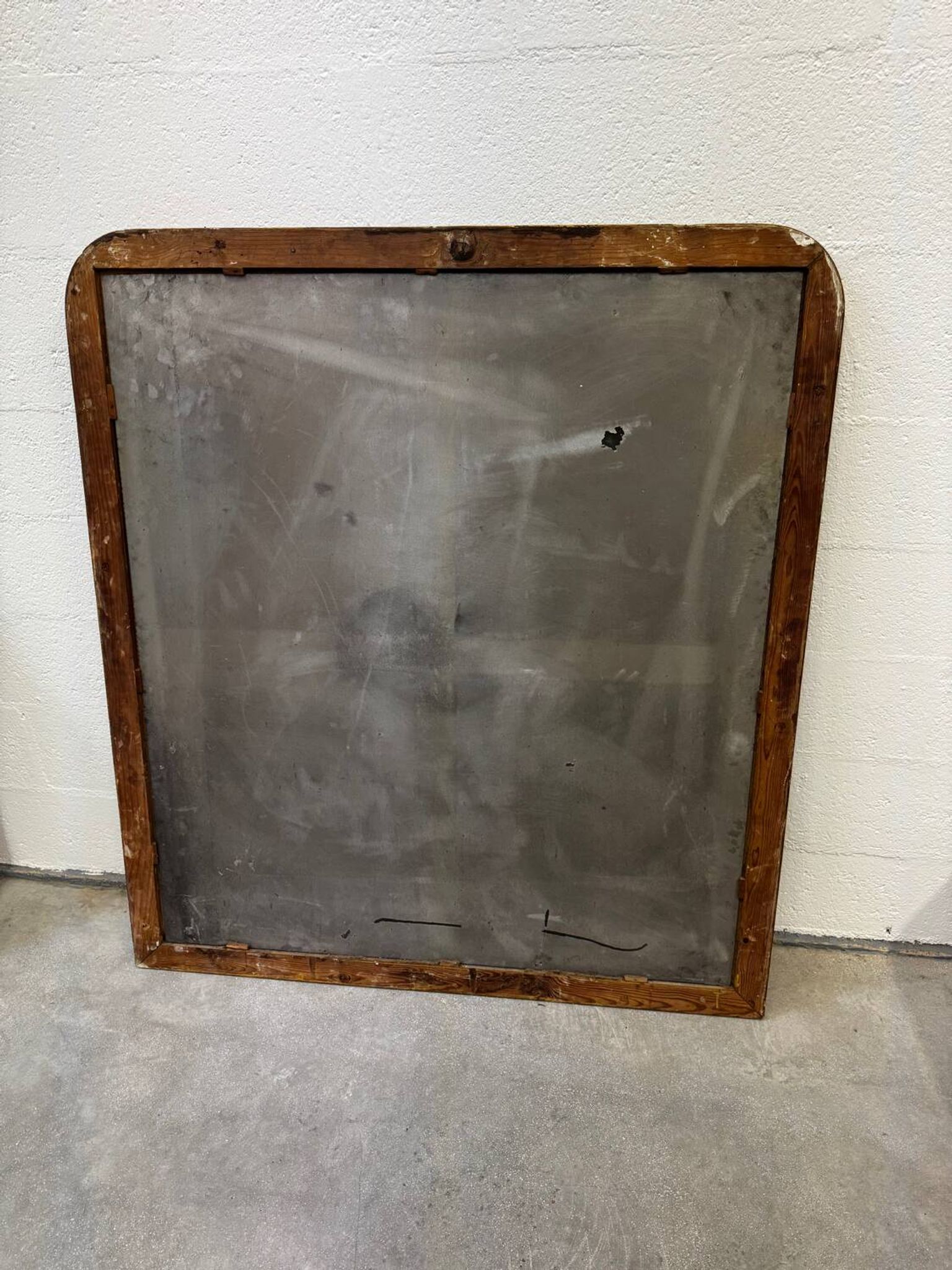 Miroir Grand format Louis Philippe bois doré