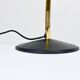 Rare desk and table lamp in brass and leather by Carl Aubock II #4280, Vienna, Austria.
