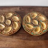 Set of 2 oyster plates in orfinox slip