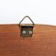 Wall-mounted letter holder, antique carved wood, folk art.