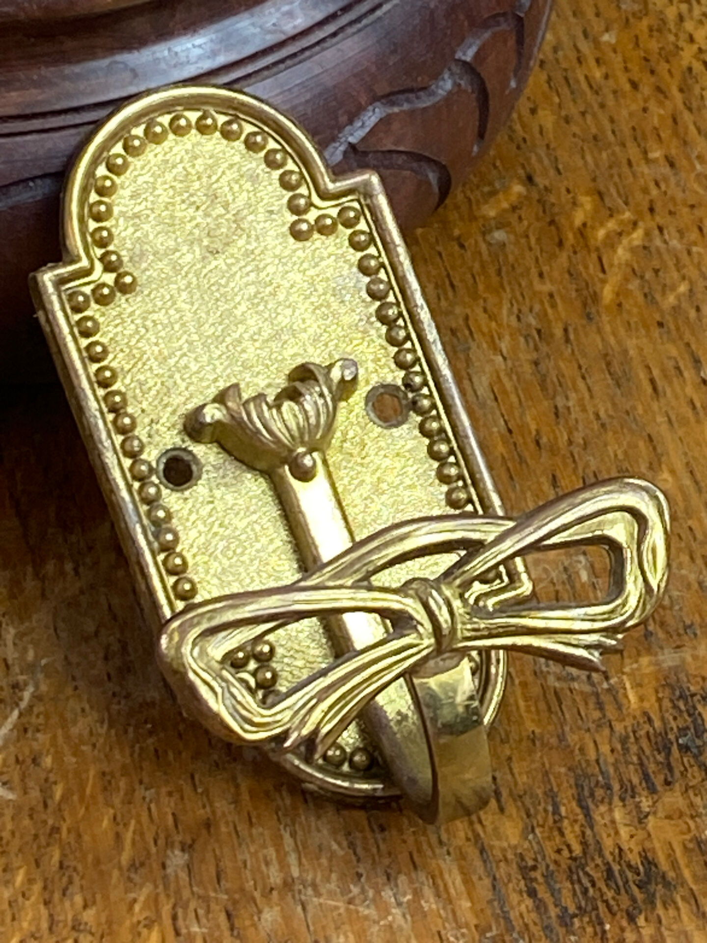 Brass hook