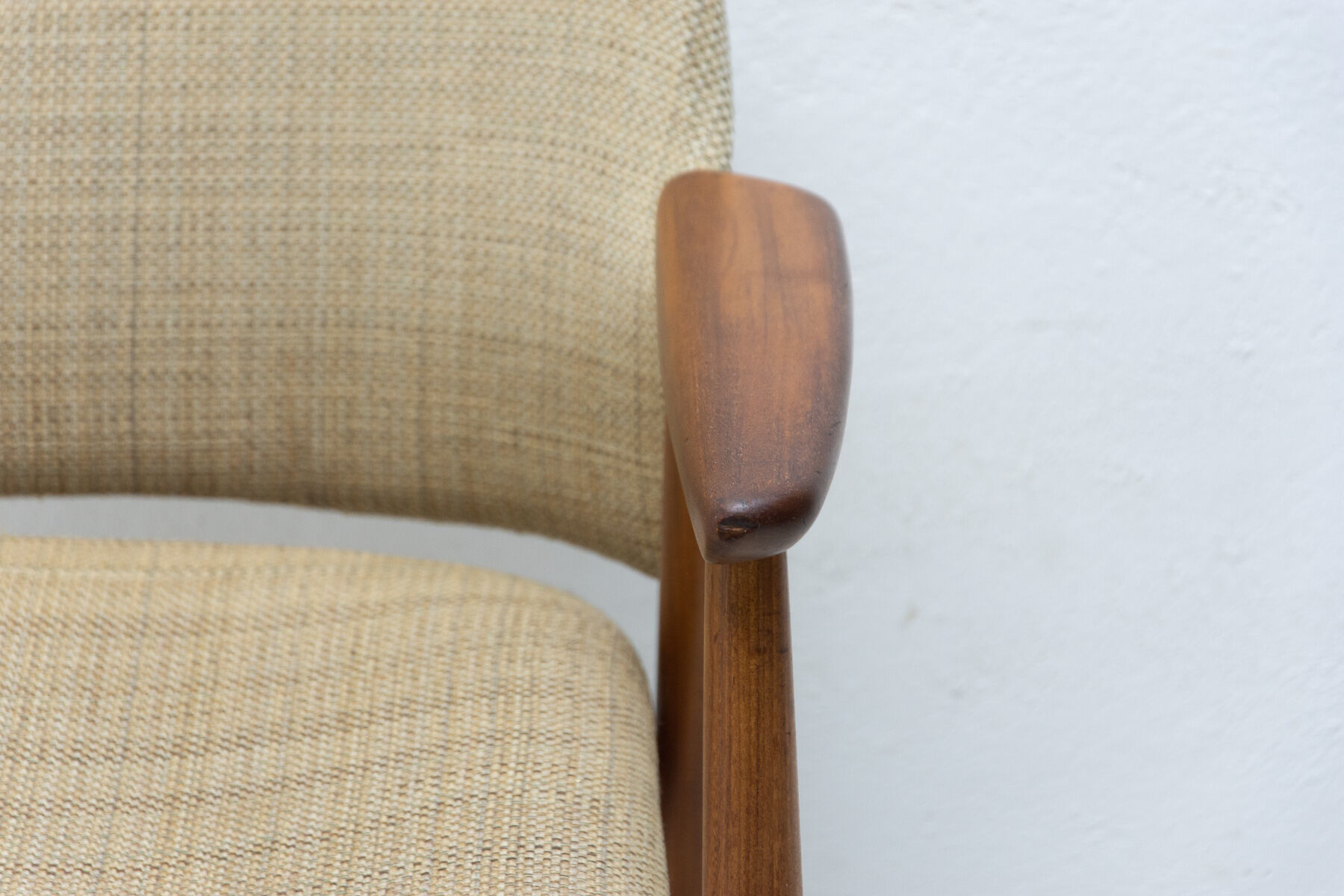 Midcentury scandinavian teak office chair, 1970´s