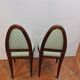 Art deco style mahogany chairs
