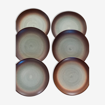 6 assiettes plat St Amand