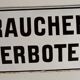 Plaque émaillée " rauchen verboten"