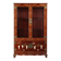 Cabinet chinois laqué rouge, décor doré & incrustations de nacre