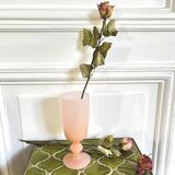 Pink opaline vase