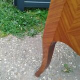 Commode ancienne style Louis XVI, plateau en marbre