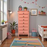 Vintage coral pink weekly planner H120