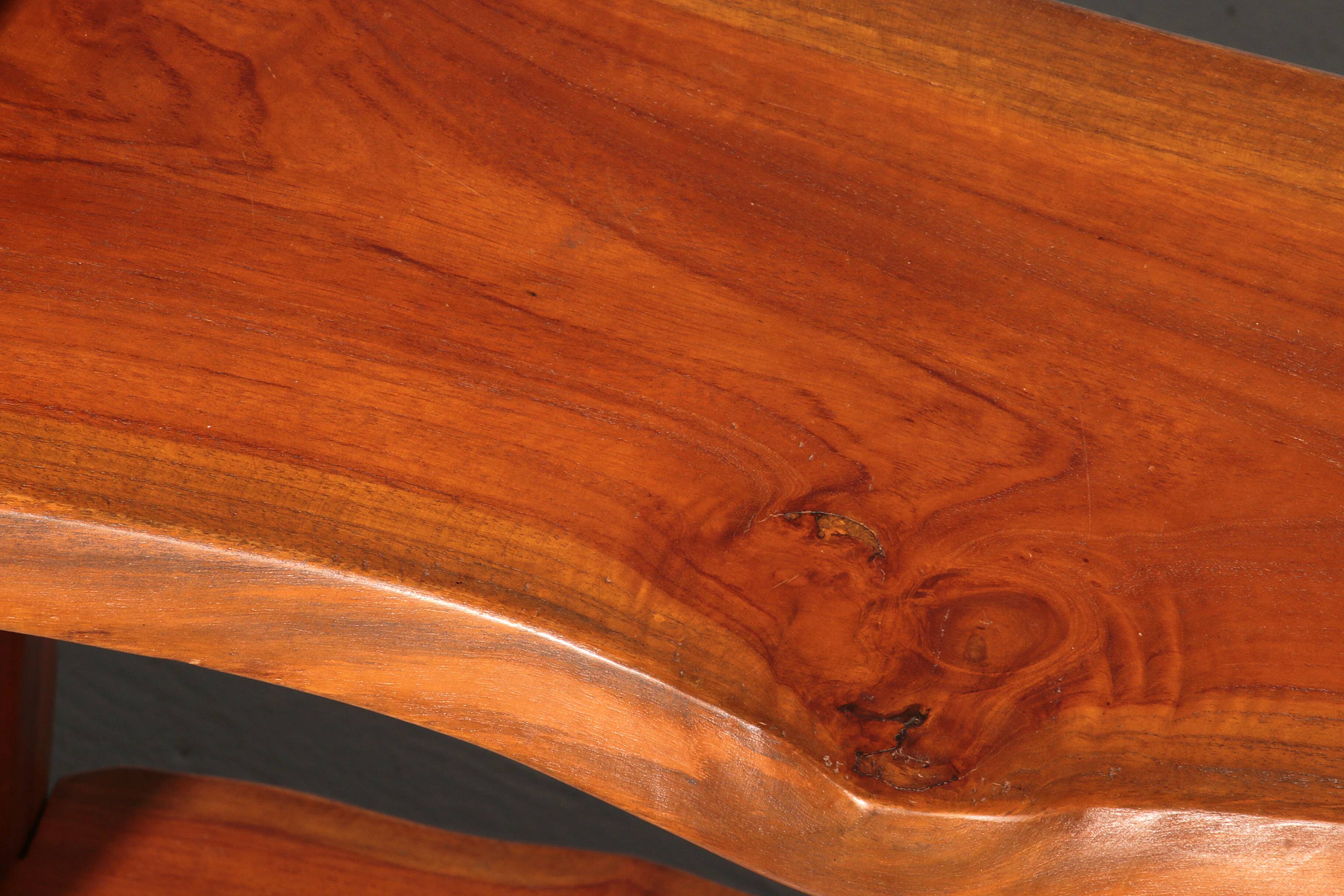 A playful mid-century French wooden bookcase 1960