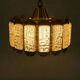 Vintage suspension light, Danish design from the 1960s, Regency style.