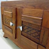 Vintage Art Deco oak sideboard / buffet