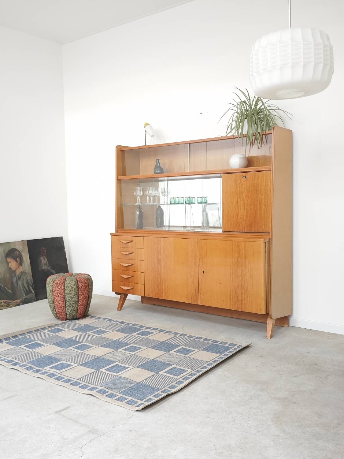 Vintage Czech display cabinet by Frantisek Jirak for Tatra 1960