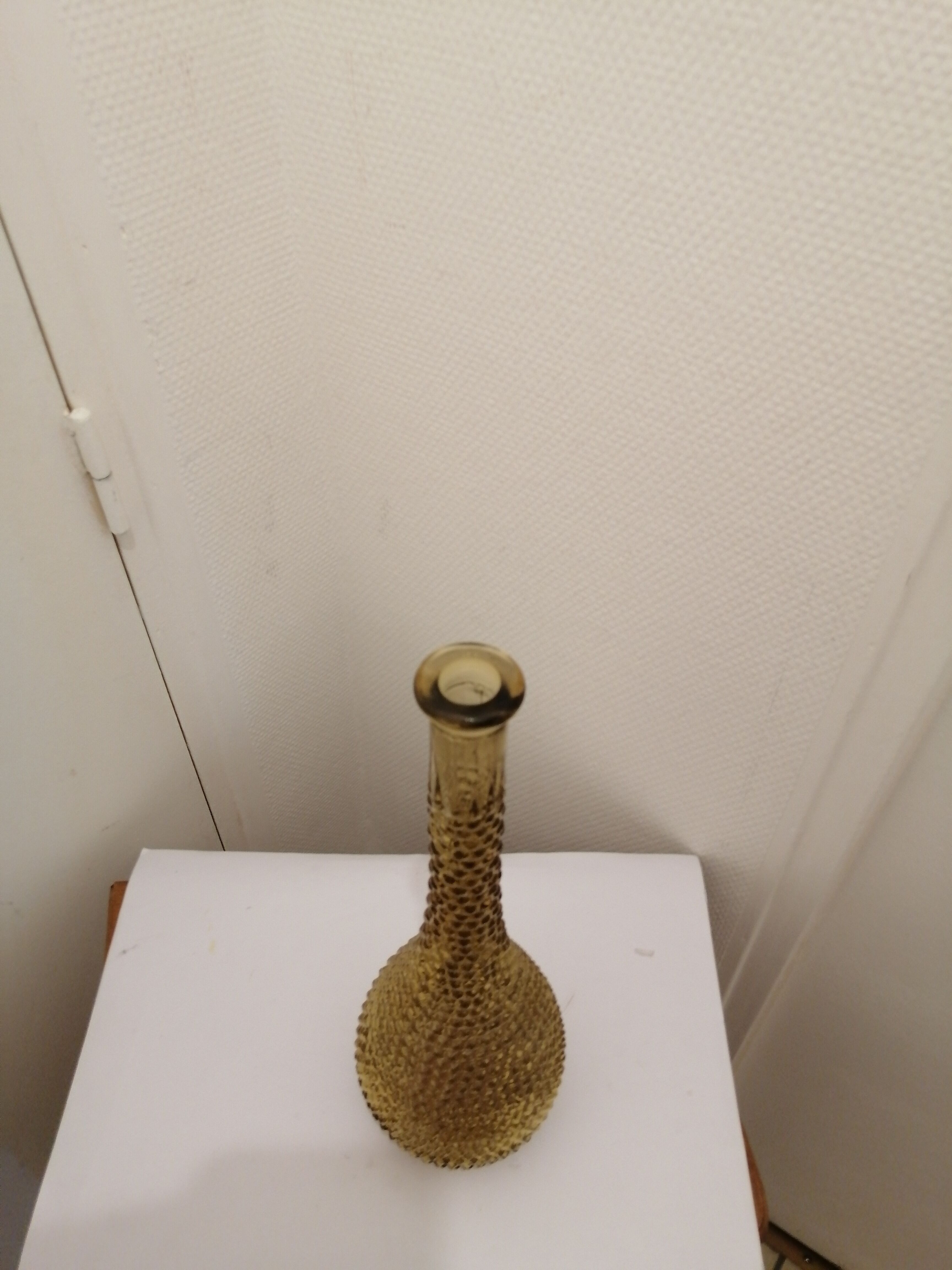 Bottle / decanter italian amber polish