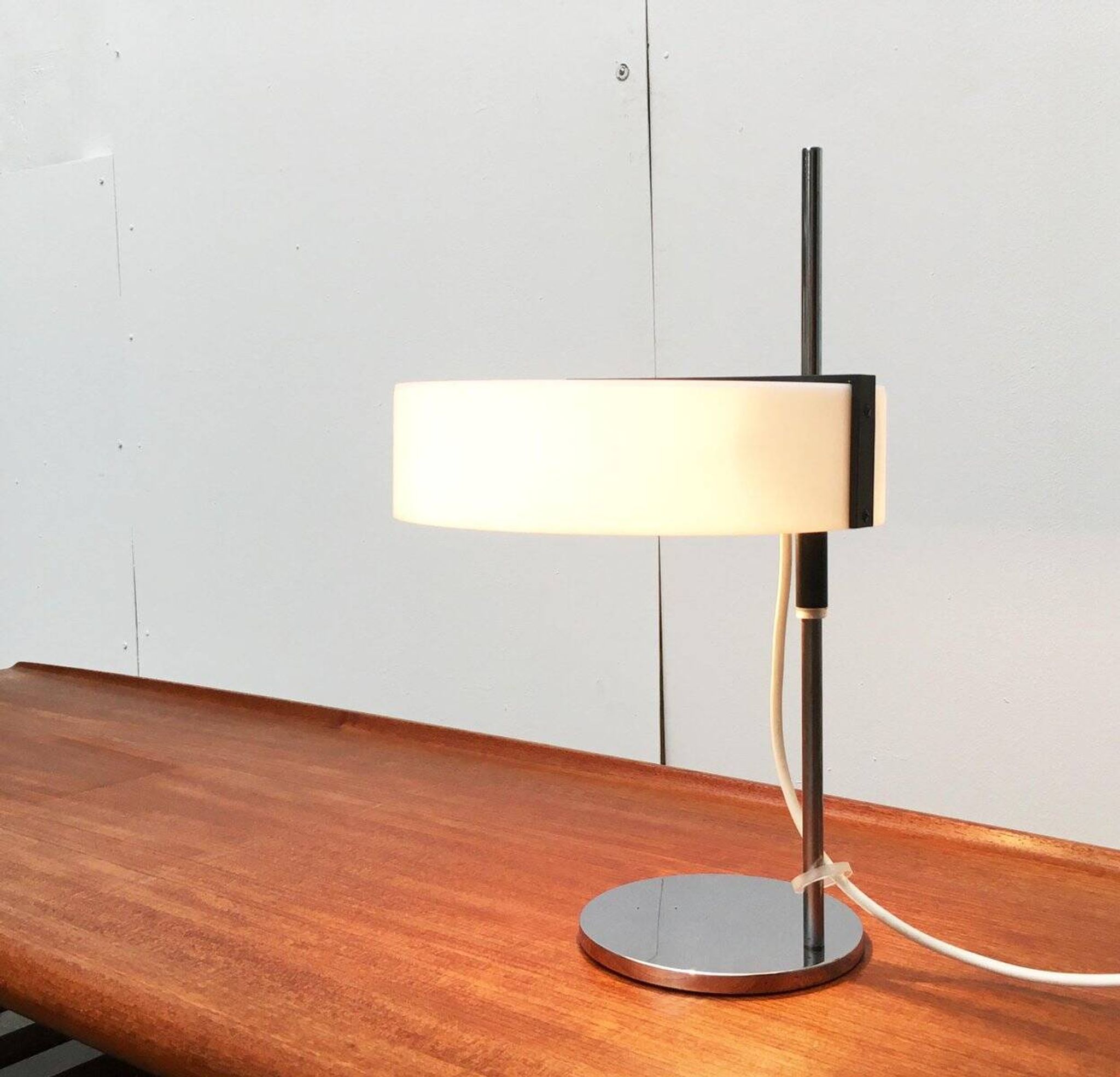 Mid-century German acrylic table lamp by Cosack.