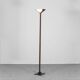 Floor lamp aluminum papilona shoe flos 70s vintage
