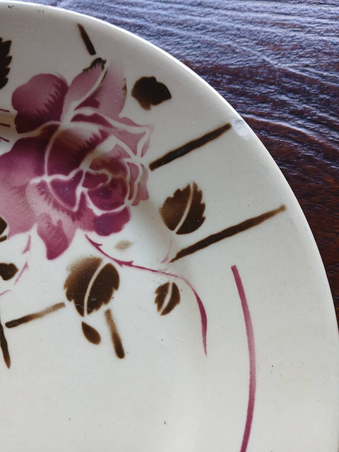 Set of 6 dessert plates Badonviller - model Simone