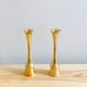 Pair of brass candlesticks by Jens H. Quistgaard