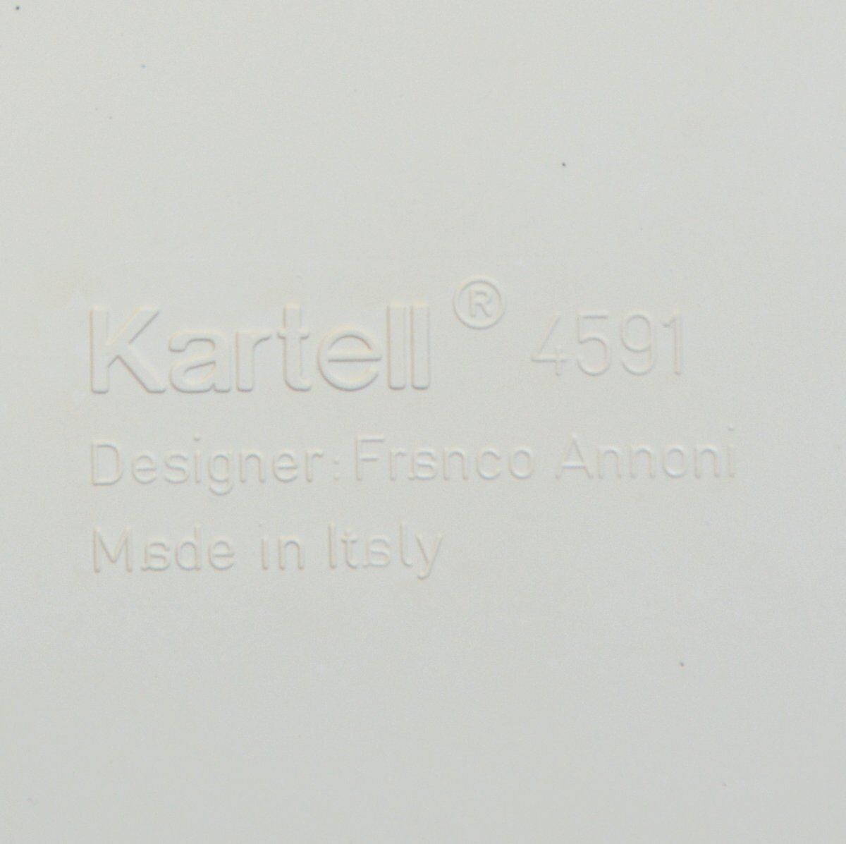 Storage trolley by Franco Annoni 4591 for Kartell, 1970s