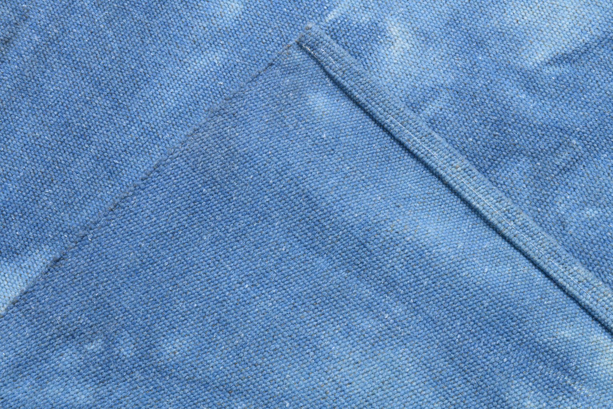 Pastel blue large turkish rug 304x211cm