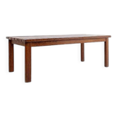 Vintage Wood Slatted Bench - 1960s