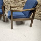 Pair of vintage 1970s armchairs