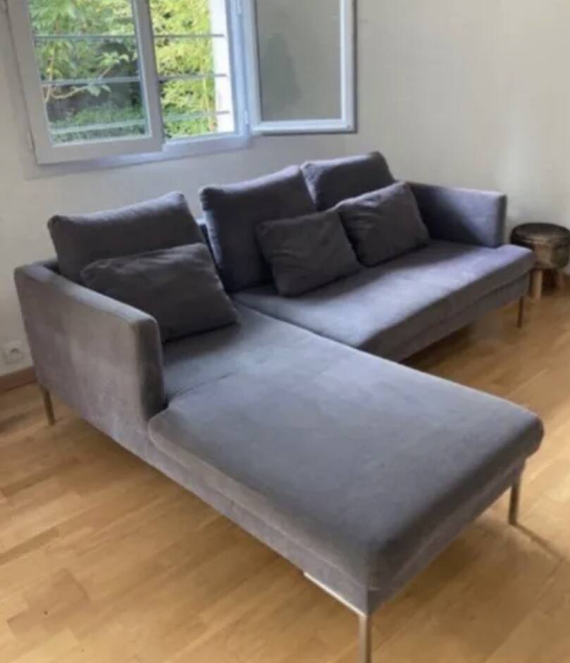 Bo concept istra gray sofa matera fabric excellent condition