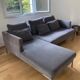 Bo concept istra gray sofa matera fabric excellent condition
