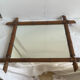 Large antique bamboo mirror