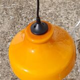 Suspension in orange opaline 70s