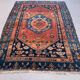 Tapis tribal vintage 130x185 cm, moyen, tapis oriental tribal 2543