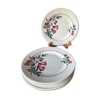 Assiettes plates St Amand