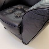 Fauteuil en cuir Cor Zelda par Peter Maly