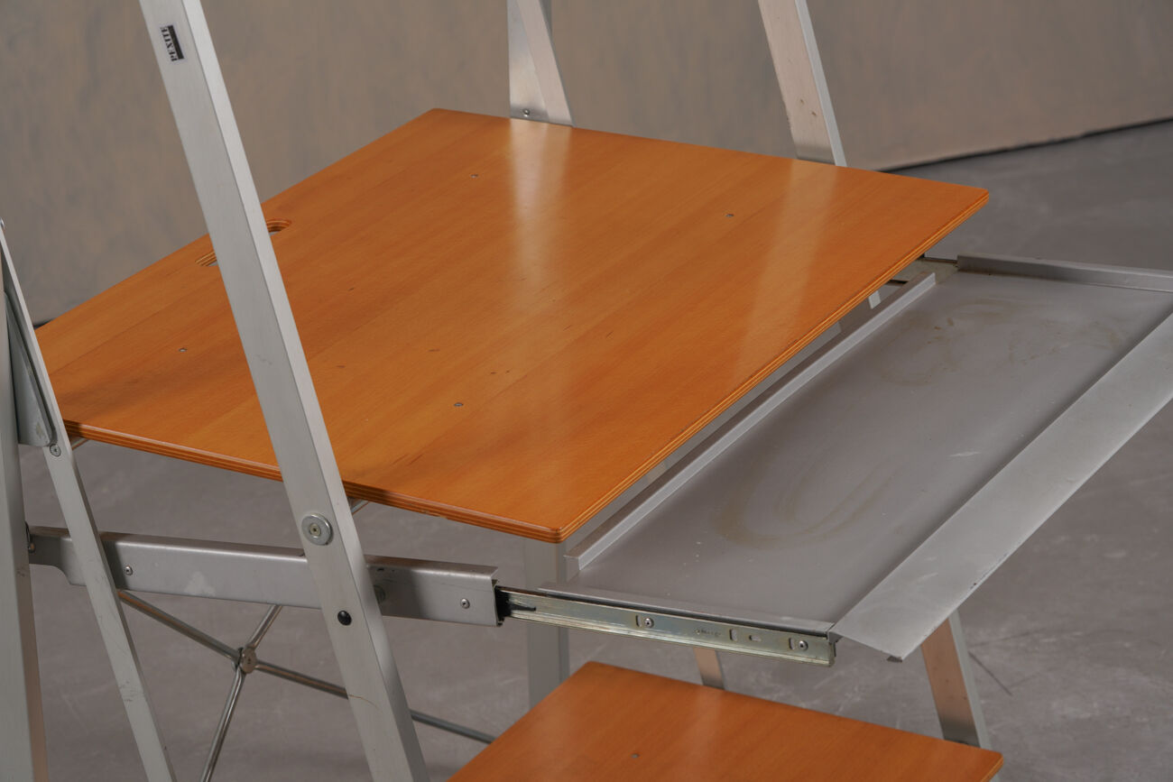 Postmodern Banco Plus shelf desk by Raul Barbieri for Rexite, Italy 2000s