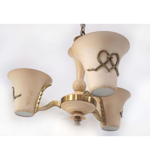 Lot luminaires années 40