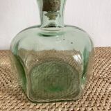 Vintage carafe in light green glass