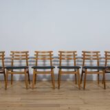 Mid-Century Oak Dining Chairs by Poul Volther for FDB Mobler , Denmark, 1960s Set of 6