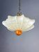 1960s Italian cocoon suspension, made of resin and pine wood.