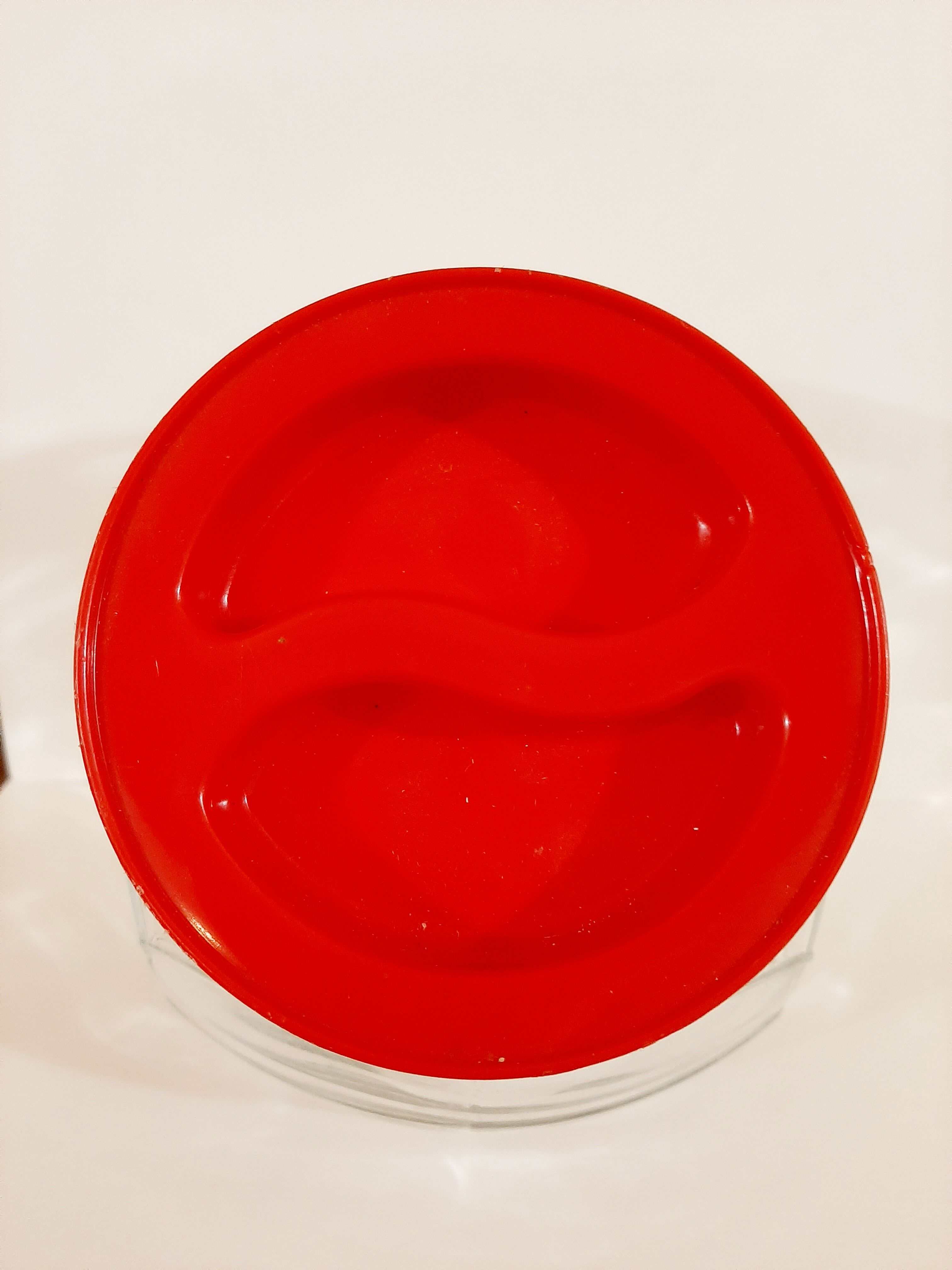 Red cork candy jar italy