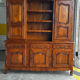 Buffet, rustic sideboard in solid cherry wood, 20th century