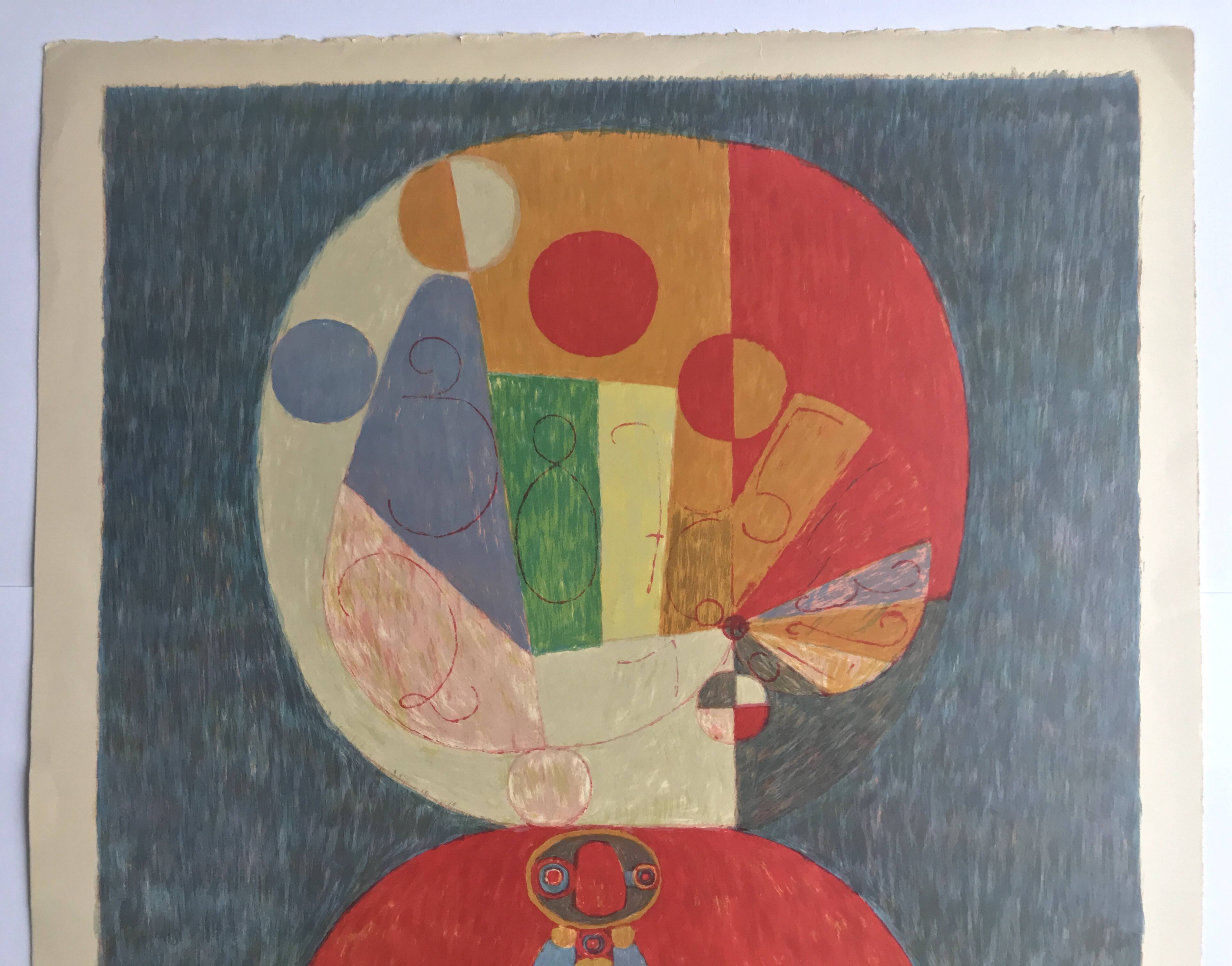 Pierre courtin, from life to love, 1971. lithograph signed in pencil