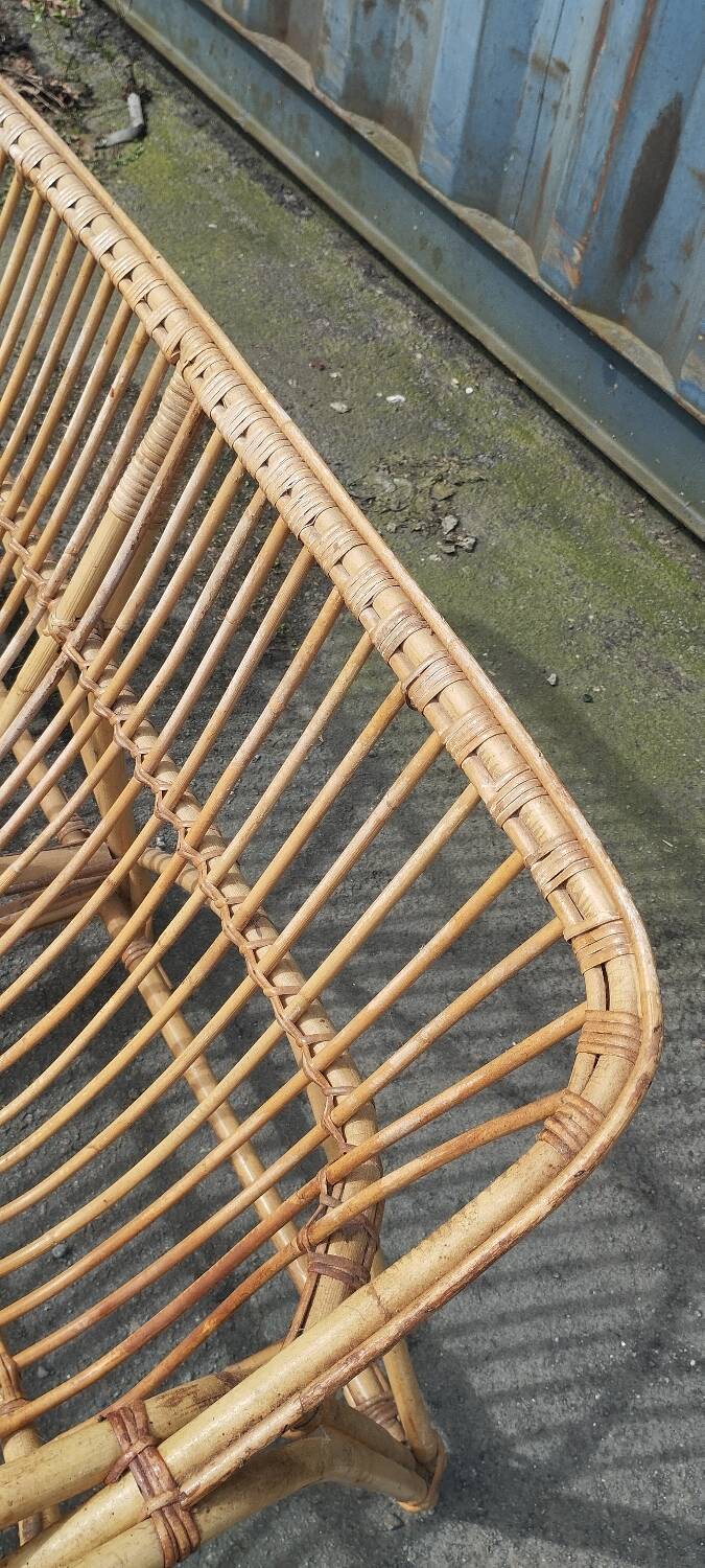 Rattan garden furniture from the 70s