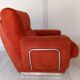 70s corduroy space age armchair