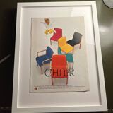 Old pub poster knoll stephens bill 50s design