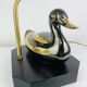 Lampe canard en laiton vintage