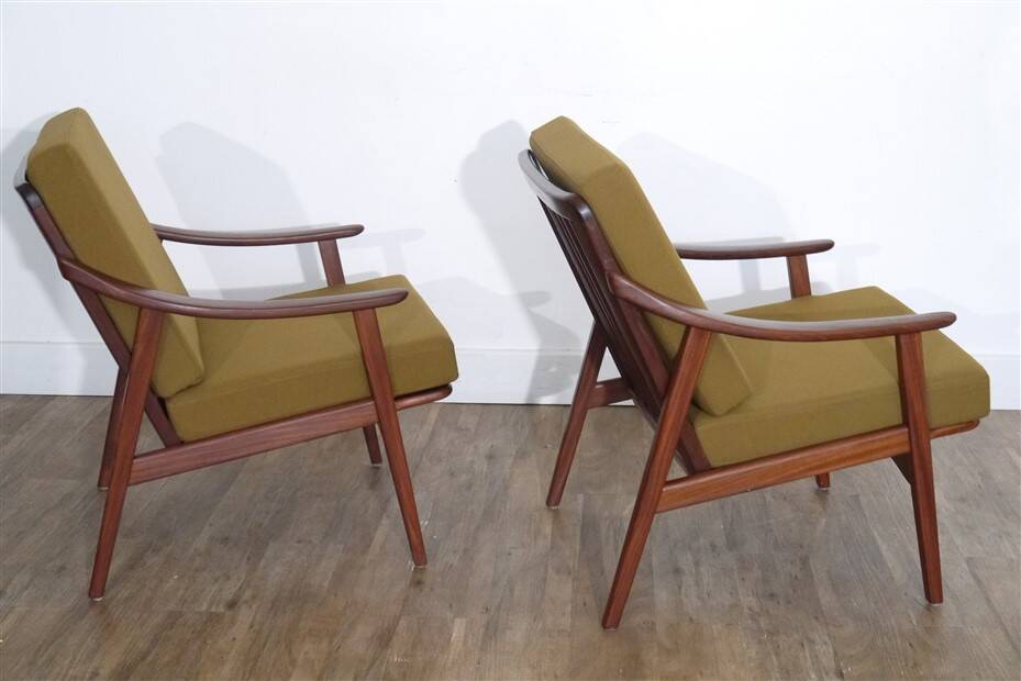 Paire de fauteuils danois en teck 1960