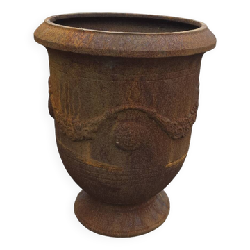 Cast iron vase