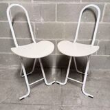 Pair of folding chairs Dafne by Gastone Rinaldi